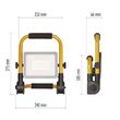 Proiector LED interior/exterior IP44 mobil maner+stativ 31W/2800lm/4000K Ilio ZS3332 Emos