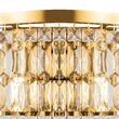 Aplica cristal transparent moderna Dune aurie L31cm, Maytoni