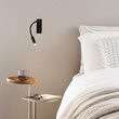 Aplica moderna neagra brat flexibil LED 3W/300lm/3000K, Io AP 272030 Ideal Lux