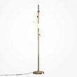 Lampadar modern Dallas auriu abajur alb Ø25cm, Maytoni