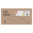 Panou LED incastrat, lumina neutra 4000K, 19W, Emos ZR2212