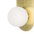 Aplica moderna Bao aurie abajur alb Ø10cm, Maytoni
