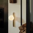 Aplica moderna alama abajur sticla mata 1xG9/4W, Binomio AP1 311319 Ideal Lux