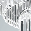 Candelabru cristal modern crom Prism LED 80W/6400lm/3000K, LU 2415/55 CHROM Orion