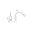 Aplica moderna Hello alba brat reglabil LED 3W/303lm/3000K, 01-1193 Redo