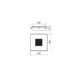 Plafoniera modrna sticla serigrafiata decoratiuni cristal, Odiseea 05-911 Smarter