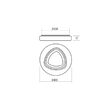 Plafoniera LED telecomanda 4 programe Galax 05-919 Smarter