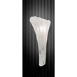 Aplica clasica cromata, abajur din sticla, 1xE27/60W, Petalo 8802, Amplex