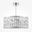 Lustra cristal transparent moderna Gelid cromata Ø50cm, Maytoni
