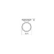 Aplica/plafoniera moderna LED efect cer instelat, Emerald 05-853 Smarter