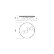 Plafoniera moderna Corum neagra LED 64W/7567lm/3000K, 01-2658 Redo