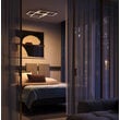 Plafoniera LED moderna Rida aurie abajur alb L78cm 78W, Maytoni