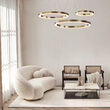 Lustra LED moderna Saturno alama abajur alb Ø80cm 58W, Maytoni