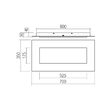 Plafoniera LED moderna alb mat 50W/3850lm 3000K/4000K/6500K, Tatami 05-1001 Smarter