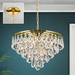 Lustra cristal moderna Celeste 9xG9/40W, HL 6-1806/9 GOLD, Orion