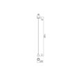 Lustra moderna alba abajur conic LED 7W/720lm/3000K, Eiko 01-1750 Redo
