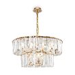 Lustra cristal transparent moderna Puntes aurie Ø68cm, Maytoni