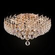 Plafoniera cristal transparent clasica Karolina aurie Ø41cm, Maytoni
