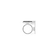 Plafoniera moderna crom LED baie IP44, Amon 01-2180 Smarter