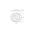Plafoniera LED moderna alb mat dimmabila 38W/2715lm/2700-6500K, Intersia 01-2756 Smarter