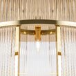 Plafoniera moderna Frame aurie abajur transparent Ø65cm, Maytoni
