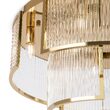 Plafoniera moderna Frame aurie abajur transparent Ø65cm, Maytoni