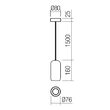 Lustra moderna maro mat 1xGU10/10W, Boom 01-3476 Smarter