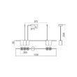 Lustra moderna negru-auriu 5xGU10/10W, Modi 01-3515 Smarter