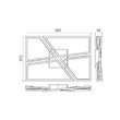 Plafoniera LED moderna negru mat 80W 3000K/4000K/6000K, Slash 01-3545 Smarter