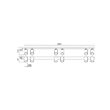 Aplica/Spot modern negru mat 6xGU10/10W, Modi 01-3513 Smarter
