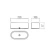 Veioza LED touch dimmer running RGB 3.5W/CCT 2700-6500K RGB, Lumera 01-3532 Smarter