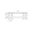 Aplica/Spot modern negru mat 4xGU10/10W, Modi 01-3510 Smarter