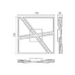 Plafoniera LED moderna alb mat 50W 3000K/4000K/6000K, Slash 01-3540 Smarter
