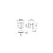 Aplica LED moderna/Spot modern alb-auriu USB 6W/502lm/3000K, Closer 01-3089 Smarter