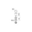 Spot exterior alb incastrabil rotund IP65 LED 2.3W/240lm/3000K, Xpi 90042 Redo