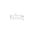 Aplica LED moderna neagra 20W/1921lm/3000K L61, Pepas 01-3205 Smarter