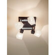 Plafoniera moderna  wenge sticla tip alabastru, TOM 04-439 Smarter