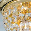 Plafoniera cristal clasica aurie Plafond 3xE27/40W, DLU 1840/35 GOLD Orion