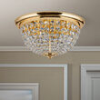 Plafoniera cristal clasica aurie Plafondl 6xE27/40W, DLU 1840/47 GOLD Orion