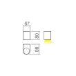 Aplica exterior IP44 aluminiu turnat, Scan 9330 Smarter