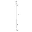 Lustra moderna maro, dispersor din aluminiu, LED 7W/720lm/3000K, Ito 01-1760, Redo