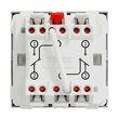 Intrerupator cap scara dublu 10A 2m, aluminiu NOUA UNICA Schneider Electric, NU321330