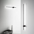 Aplica moderna neagra LED 12W/1400lm/3000K, ESSENCE AP D070 265643 Ideal Lux