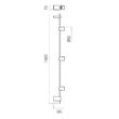 Plafoniera/Aplica moderna cafenie LED 20W/1821lm/2700K, Kobe 01-4213 Redo