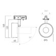 Miniproiector LED pe sina Minitrack 40° 7W/4000K/792lm XSpot SX04NW MBK Arelux