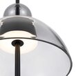 Lustra LED moderna Bangkok neagra rotunda abajur gri Ø25cm 12W, Maytoni