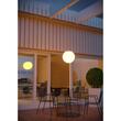 Lustra exterior IP44 alba sferica polietilena 1xE27/23W D45, Baloo 9975 Redo