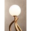 Lustra moderna Confusio aurie abajururi sticla opal 3xE14/28W, 01-3256 Redo