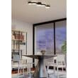 Plafoniera moderna neagra dimmabila LED 65W/9393lm/3000K, Cronos 01-2541 Redo