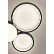Plafoniera moderna neagra dimmabila LED 50W/7381lm/3000K, Cronos 01-2538 Redo
